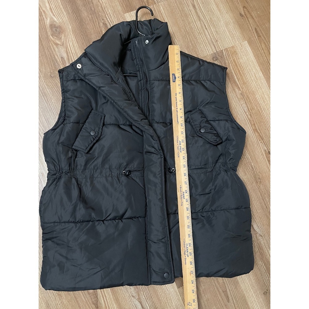 Blu Pepper Puffer Vest Black Size Medium New with Tags - Picture 9 of 9